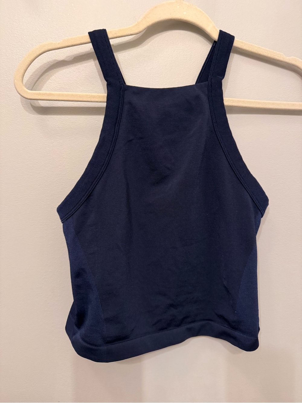 lululemon athletica Navy High-Neck Ribbed Tank